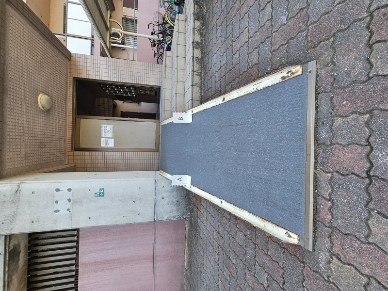  スロープ　幅90cm  長さ2.5m　傾斜15度 